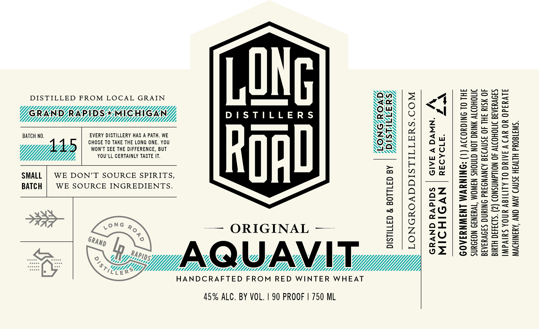 Aquavit Long Road Distillers